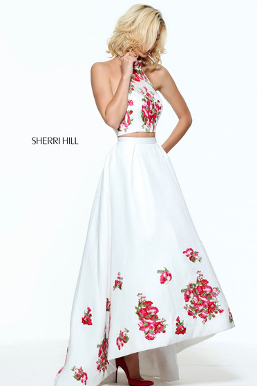 Sherri Hill 51042 White Dress