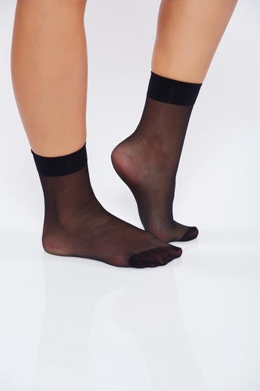 Black 20 den women`s tights soft flat seam