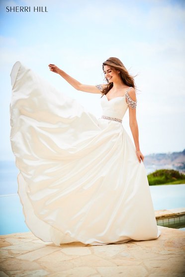 Sherri Hill 51613 White Dress