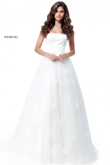 Sherri Hill 51672 White Dress