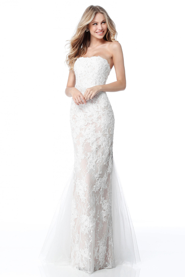 Sherri Hill 51769 White Dress