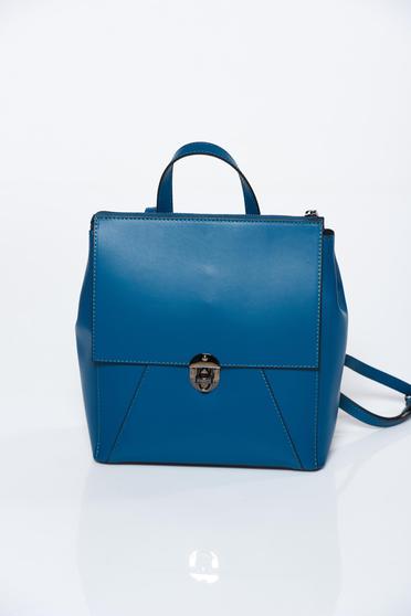 Green backpacks natural leather casual