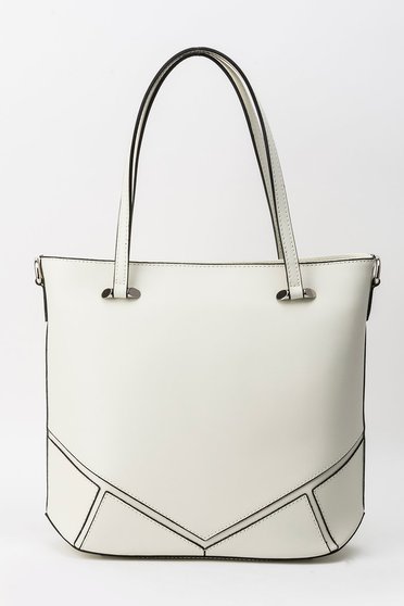 Nude office bag natural leather