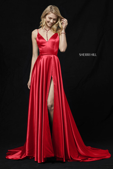 Sherri Hill 52119 Red Dress
