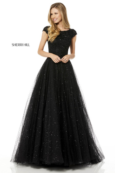 Sherri Hill 52365 Black Dress