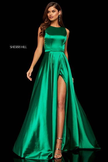 Sherri Hill 52407 Green Dress