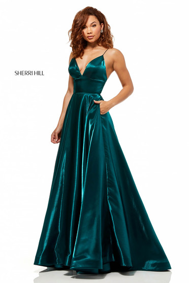 Sherri Hill 52424 Green Dress