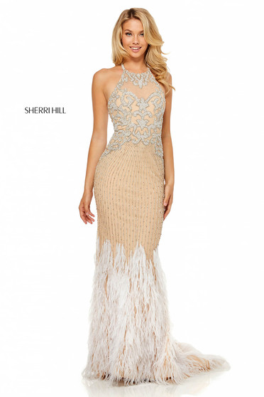 Sherri Hill 52517 Nude Dress
