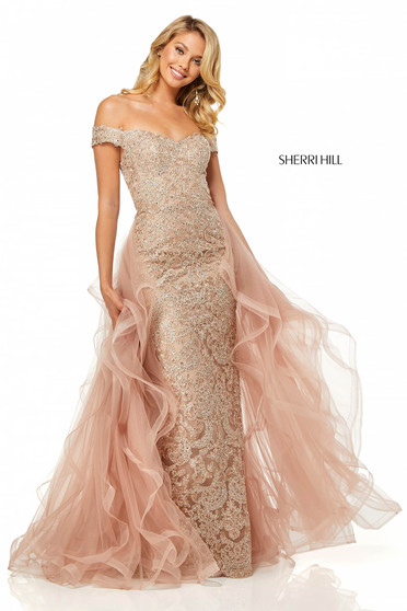 Sherri Hill 52556 Gold Dress