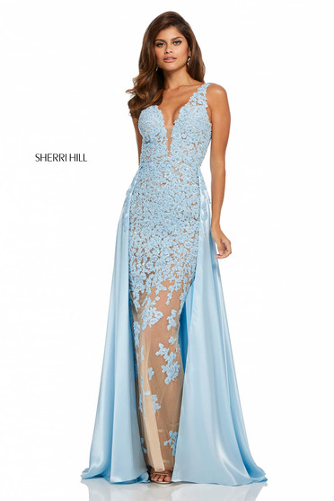 Sherri Hill 52599 Blue Dress