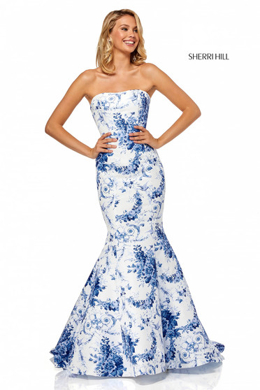 Sherri Hill 52618 White Dress