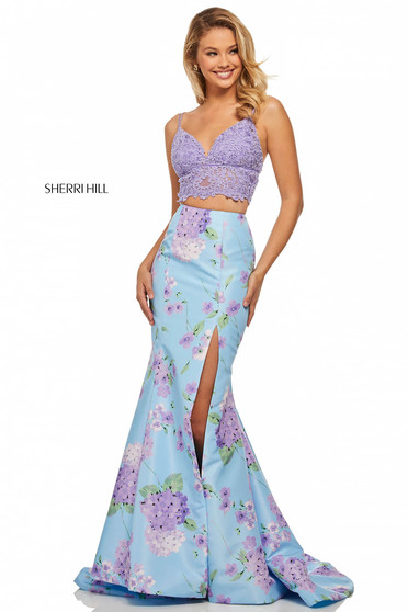 Sherri Hill 52635 Blue Dress