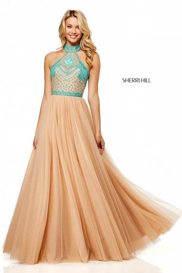 Sherri Hill 52662 Nude Dress