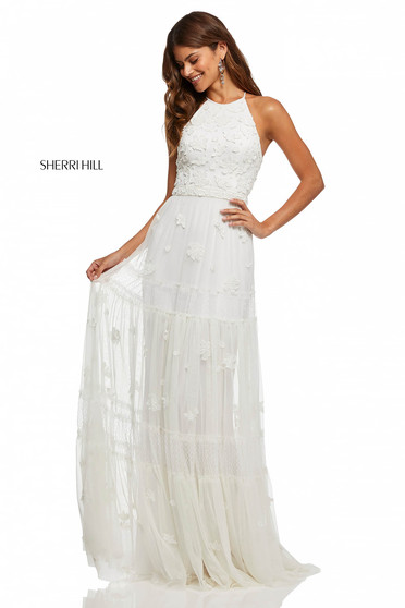 Sherri Hill 52687 White Dress