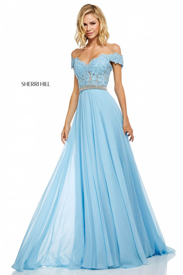 Sherri Hill 52729 LightBlue Dress
