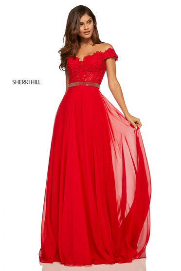 Sherri Hill 52729 Red Dress