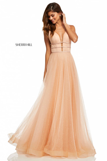 Sherri Hill 52737 Nude Dress