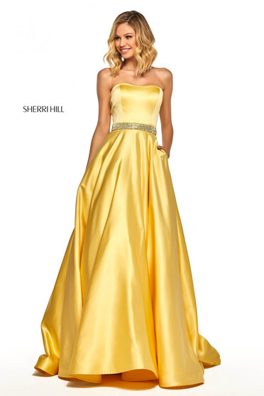 Sherri Hill 52776 Yellow Dress