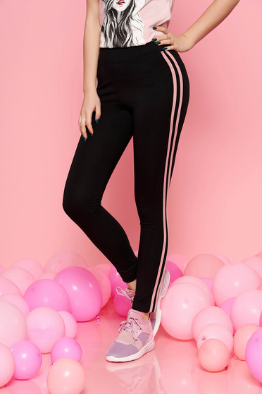 SunShine rosa casual sporty tights with medium waist slightly elastic cotton with tented cut