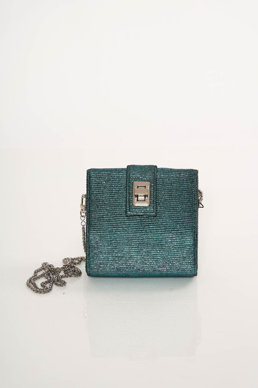 Top Secret green bag clubbing long chain handle