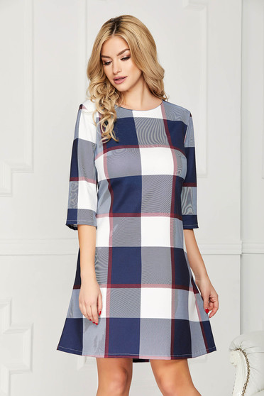 Lightpink dress casual daily short cut a-line with pockets with 3/4 sleeves without clothing