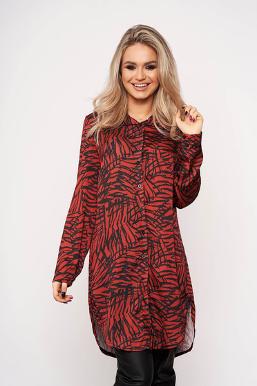 Bricky women`s shirt long sleeved casual elegant thin fabric