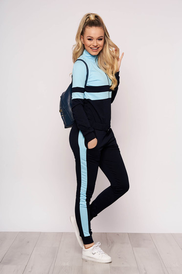 Lightblue sport 2 pieces from two pieces with trousers cotton casual